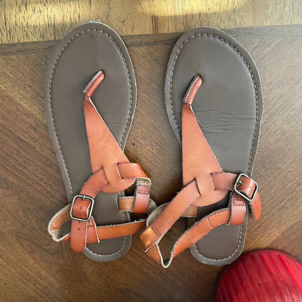 Brown sandals